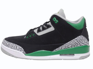 新品未使用 Nike ナイキ Air Jordan 3 エアージョーダン3 スニーカー CT8532-030 レザー パイングリーン ブラック サイズ11 中古 4b004940
