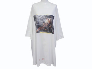 OFF-WHITE オフホワイト 16AW S. Francesco 聖フランチェスコ 半袖Tシャツ OMAA011F16 サイズXXL ホワイト 良品 中古 4b004951 