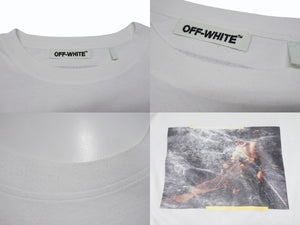 OFF-WHITE オフホワイト 16AW S. Francesco 聖フランチェスコ 半袖Tシャツ OMAA011F16 サイズXXL ホワイト 良品 中古 4b004951 