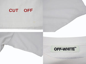 OFF-WHITE オフホワイト 16AW S. Francesco 聖フランチェスコ 半袖Tシャツ OMAA011F16 サイズXXL ホワイト 良品 中古 4b004951 