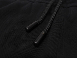 極美品 OFF-WHITE オフホワイト ダイアゴナル刺繍 スウェットパンツ ジョガーパンツ OMCH054F23FLE010 サイズXXL ブラック 中古 4b004953 