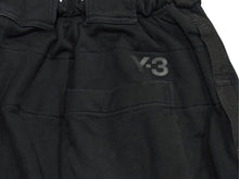 画像をギャラリービューアに読み込む, Y-3 ワイスリー コットンサルエルパンツ 1AX001 サイズM ロゴプリント ブラック ADIDAS アディダス 良品 中古 4b004957 