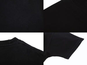 CHROME HEARTS クロムハーツ ダガー 半袖Tシャツ サイズXXL スクロールラベル ロゴプリント ブラック イエロー 美品 中古 4b004959