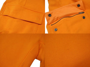 BURBERRY バーバリー FOSTER Logo CARGO SWEATPANTS スウェットパンツ 8016902 サイズXXXL オレンジ 美品 中古 4b004960 