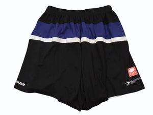 極美品 BALENCIAGA バレンシアガ 21AW HOCKEY SHORTS ホッケーショーツ 657106 ポリエステル ブラック ブルー ホワイト サイズM 中古 4b004961