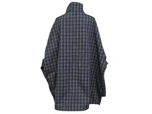 BALENCIAGA バレンシアガ 21SS トラックジャケット 612966 サイズL オーバーサイズ ブラック ロゴ刺繍 チェック柄 美品 中古 4b004962