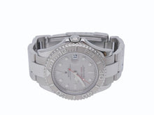 Load image into Gallery viewer, 極美品 ROLEX ロレックス YACHTMASTER ヨットマスター 腕時計 168622 ロレジウム ボーイズサイズ(35mm) シルバー 中古 4b004965