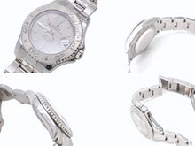 Load image into Gallery viewer, 極美品 ROLEX ロレックス YACHTMASTER ヨットマスター 腕時計 168622 ロレジウム ボーイズサイズ(35mm) シルバー 中古 4b004965