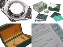 Load image into Gallery viewer, 極美品 ROLEX ロレックス YACHTMASTER ヨットマスター 腕時計 168622 ロレジウム ボーイズサイズ(35mm) シルバー 中古 4b004965