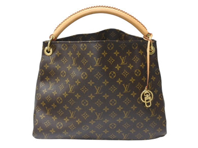 新品同様 LOUIS VUITTON ルイヴィトン アーツィーMM トートバッグ M40249 モノグラム PVC レザー ゴールド金具 中古 4b004971