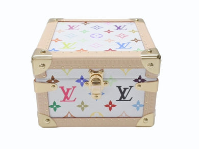 未使用 ルイヴィトン モノグラム LV×TM マルピラミッド トランクケース M13126 ルイ マルチカラー 村上隆 中古 4b004973 
