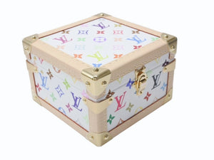 未使用 ルイヴィトン モノグラム LV×TM マルピラミッド トランクケース M13126 ルイ マルチカラー 村上隆 中古 4b004973 