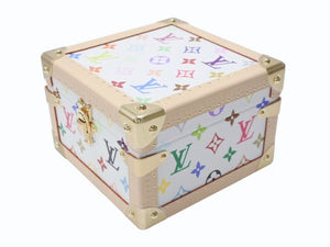 未使用 ルイヴィトン モノグラム LV×TM マルピラミッド トランクケース M13126 ルイ マルチカラー 村上隆 中古 4b004973 
