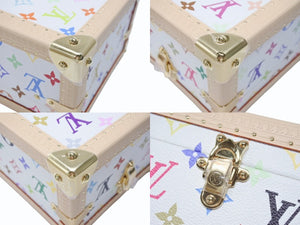 未使用 ルイヴィトン モノグラム LV×TM マルピラミッド トランクケース M13126 ルイ マルチカラー 村上隆 中古 4b004973 