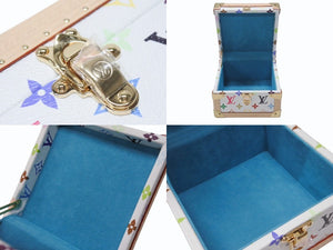 未使用 ルイヴィトン モノグラム LV×TM マルピラミッド トランクケース M13126 ルイ マルチカラー 村上隆 中古 4b004973 