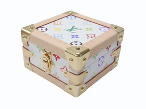 未使用 ルイヴィトン モノグラム LV × TM マルピラミッド トランクケース M13126 ルイ マルチカラー 村上隆 中古 4b004974 