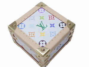 未使用 ルイヴィトン モノグラム LV × TM マルピラミッド トランクケース M13126 ルイ マルチカラー 村上隆 中古 4b004974 