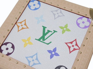 未使用 ルイヴィトン モノグラム LV × TM マルピラミッド トランクケース M13126 ルイ マルチカラー 村上隆 中古 4b004974 