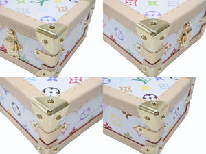 未使用 ルイヴィトン モノグラム LV × TM マルピラミッド トランクケース M13126 ルイ マルチカラー 村上隆 中古 4b004974 