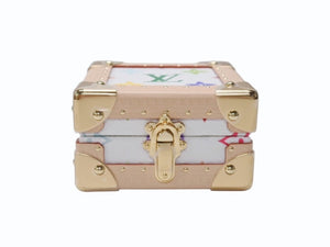 未使用 ルイヴィトン モノグラム LV×TM マルピラミッド トランクケース M13126 ルイ マルチカラー 村上隆 中古 4b004975 
