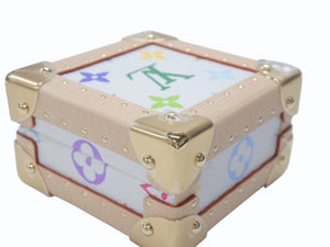 未使用 ルイヴィトン モノグラム LV×TM マルピラミッド トランクケース M13126 ルイ マルチカラー 村上隆 中古 4b004975 