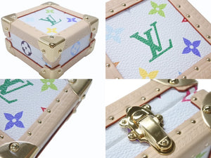 未使用 ルイヴィトン モノグラム LV×TM マルピラミッド トランクケース M13126 ルイ マルチカラー 村上隆 中古 4b004975 