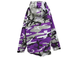 ROTHCO ロスコ ANORAK PARKA アノラックパーカー サイズL ミリタリー パープル カモフラ柄 迷彩 美品 中古 4b004976