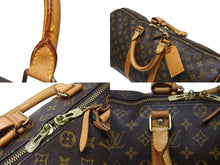 Load image into Gallery viewer, LOUIS VUITTON ルイヴィトン キーポル バンドリエール45 ボストンバッグ M41418 モノグラム ブラウン ゴールド金具 美品 中古 4b004988