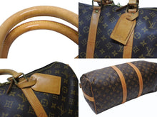 Load image into Gallery viewer, LOUIS VUITTON ルイヴィトン キーポル バンドリエール45 ボストンバッグ M41418 モノグラム ブラウン ゴールド金具 美品 中古 4b004988