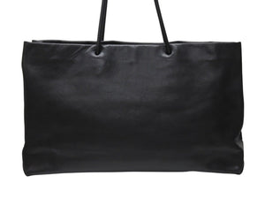 CHANEL シャネル エッセンシャルトート トートバッグ A46882 12番台 ココマーク レザー ブラック シルバー金具 美品 中古 4b004989