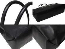 Load image into Gallery viewer, CHANEL シャネル エッセンシャルトート トートバッグ A46882 12番台 ココマーク レザー ブラック シルバー金具 美品 中古 4b004989
