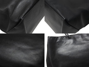 CHANEL シャネル エッセンシャルトート トートバッグ A46882 12番台 ココマーク レザー ブラック シルバー金具 美品 中古 4b004989
