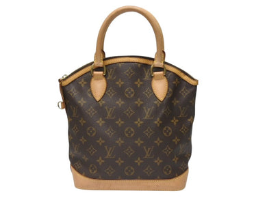 LOUIS VUITTON ルイヴィトン ハンドバッグ ロックイット M40102 モノグラムキャンバス レザー ブラウン ゴールド金具 美品 中古 4b004990
