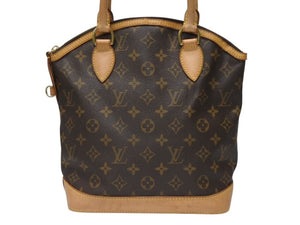 LOUIS VUITTON ルイヴィトン ハンドバッグ ロックイット M40102 モノグラムキャンバス レザー ブラウン ゴールド金具 美品 中古 4b004990