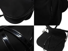 Load image into Gallery viewer, Christian Dior クリスチャンディオール サドルバッグ ワンショルダーバッグ RU 0072 ブラック ガリアーノ期 美品 中古 4b004993