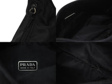 Load image into Gallery viewer, PRADA プラダ ホーボー ワンショルダーバッグ MV515 トライアングルロゴ ナイロン ブラック 美品 中古 4b004994