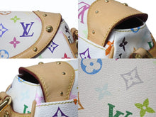 Load image into Gallery viewer, LOUIS VUITTON ルイヴィトン ビバリーMM ワンショルダーバッグ M40203 モノグラム マルチカラー ホワイト 村上隆 ゴールド金具 美品 中古 4b004996