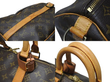 Load image into Gallery viewer, LOUIS VUITTON ルイヴィトン キーポル バンドリエール45 ボストンバッグ M41418 モノグラム ブラウン ゴールド金具 美品 中古 4b004999