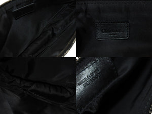 ChristianDior クリスチャンディオール サドルポーチ ワンショルダーバッグ MC 1002 トロッター エンボスロゴ ブラック 美品 中古 4b005000