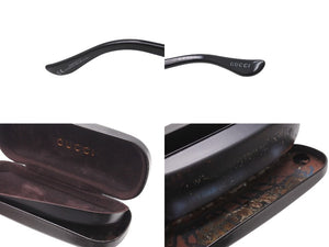 極美品 GUCCI グッチ リムレス サングラス イタリア製 プラスチック メタル ブラックシルバー金具 サイズ62◻︎14 130 中古 4b005003 
