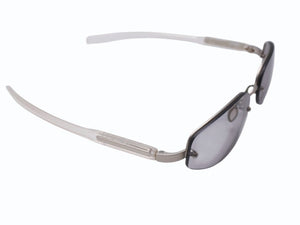 PRADA プラダ サングラス メガネ SPR 93A イタリア製 プラスチック メタル クリア グレー シルバー金具 美品 中古 4b005004