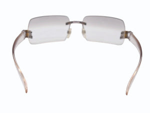 CHANEL シャネル リムレス サングラス 4048 c.168/61 サイズ59□16 125 クリア シルバー グレーレンズ 美品 中古 4b005005