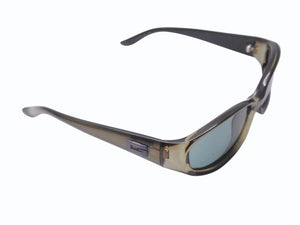 極美品 GUCCI グッチ Gロゴ サングラス アイウェア ブラックスモーク カーキブラックプラスチック メタル金具 サイズ55◻︎16 中古 4b005006 