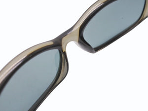 極美品 GUCCI グッチ Gロゴ サングラス アイウェア ブラックスモーク カーキブラックプラスチック メタル金具 サイズ55◻︎16 中古 4b005006 