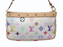 Load image into Gallery viewer, 極美品 LOUIS VUITTON ルイヴィトン ポシェット アクセソワール アクセサリーポーチ M92649 モノグラム マルチカラー 村上隆 中古 4b005008
