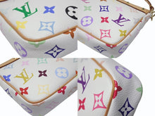 Load image into Gallery viewer, 極美品 LOUIS VUITTON ルイヴィトン ポシェット アクセソワール アクセサリーポーチ M92649 モノグラム マルチカラー 村上隆 中古 4b005008