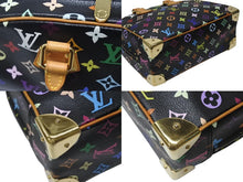 Load image into Gallery viewer, 極美品 LOUIS VUITTON ルイヴィトン トゥルーヴィル ハンドバッグ M92662 モノグラム マルチカラー ブラック 村上隆 中古 4b005009