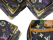 Load image into Gallery viewer, 極美品 LOUIS VUITTON ルイヴィトン トゥルーヴィル ハンドバッグ M92662 モノグラム マルチカラー ブラック 村上隆 中古 4b005009