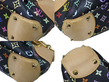 Load image into Gallery viewer, LOUIS VUITTON ルイヴィトン ジュディPM ワンショルダーバッグ M40258 PVC ヌメ革 モノグラム マルチカラー 村上隆 中古 4b005010