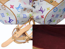 Load image into Gallery viewer, 極美品 LOUIS VUITTON ルイヴィトン テダPM ハンドバッグ M92348 モノグラム マルチカラー ホワイト 村上隆 中古 4b005013
